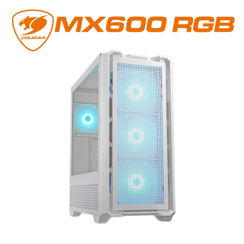 Cougar 美洲獅 MX600 RGB 全塔機箱 白色